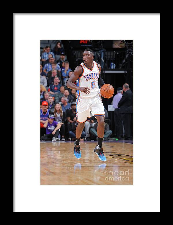 Nba Pro Basketball Framed Print featuring the photograph Victor Oladipo by Rocky Widner
