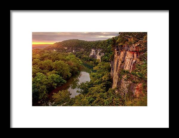 Meramec River Framed Print featuring the photograph Vilander Bluffs #1 by Robert Charity