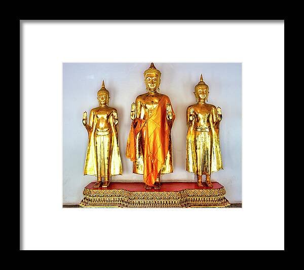 Thailand Framed Print featuring the photograph Wat Pho #1 by Fabrizio Troiani