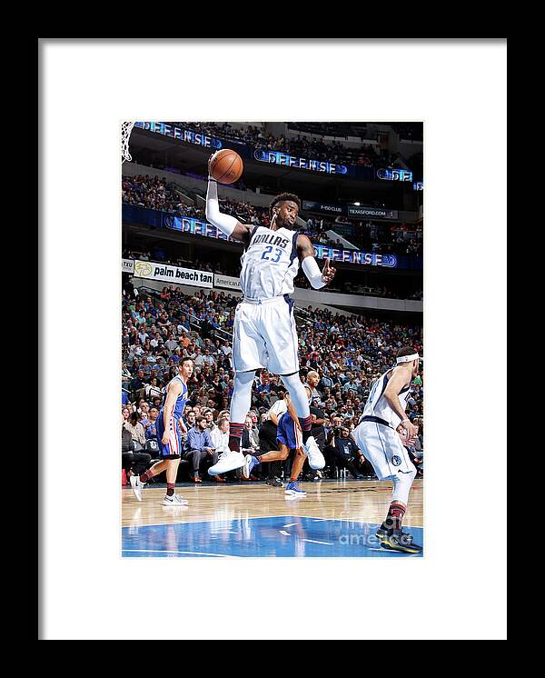 Wesley Matthews Framed Print featuring the photograph Wesley Matthews #1 by Danny Bollinger