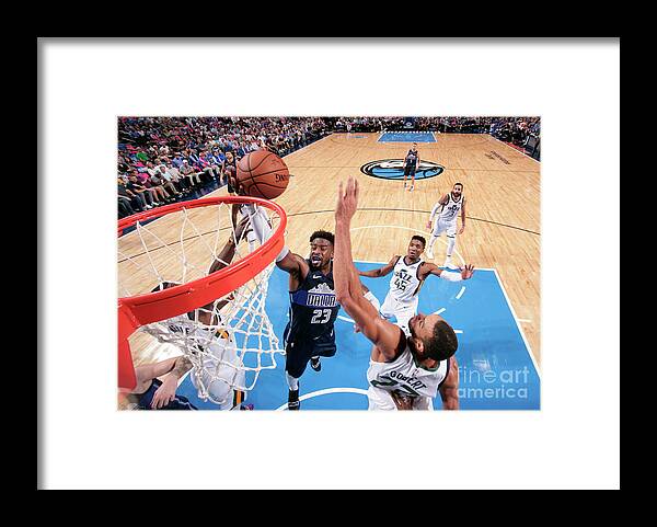 Nba Pro Basketball Framed Print featuring the photograph Wesley Matthews by Glenn James