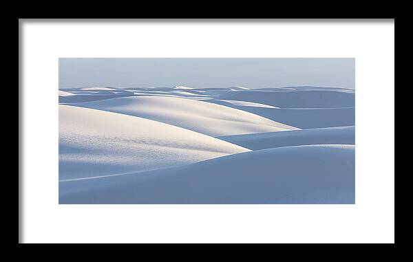 Scenics Framed Print featuring the photograph White Sands NM, New Mexico, USA #1 by David Clapp