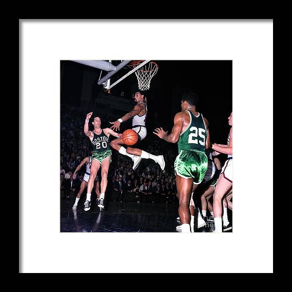 Nba Pro Basketball Framed Print featuring the photograph Wilt Chamberlain #1 by Dick Raphael