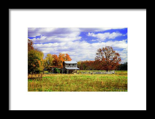 Color Framed Print featuring the photograph Winter's Coming #1 by Alan Hausenflock