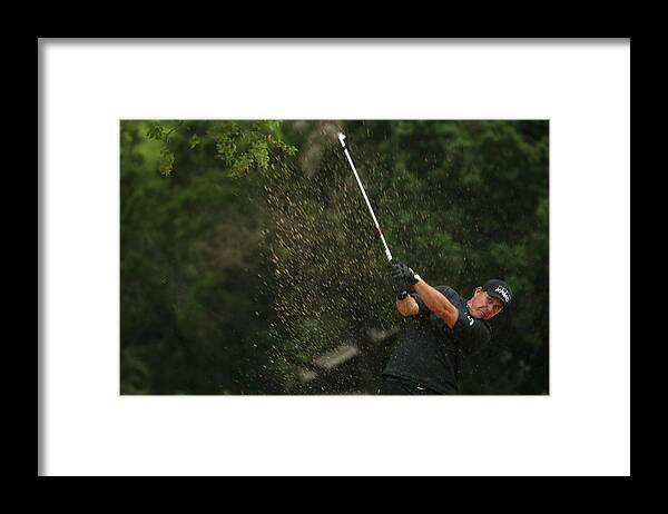 Sand Trap Framed Print featuring the photograph World Golf Championships-Dell Match Play - Round Three #1 by Christian Petersen