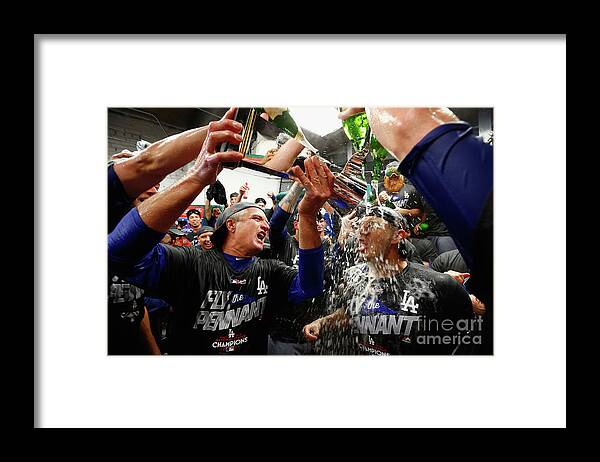 Championship Framed Print featuring the photograph Yasmani Grandal by Jamie Squire