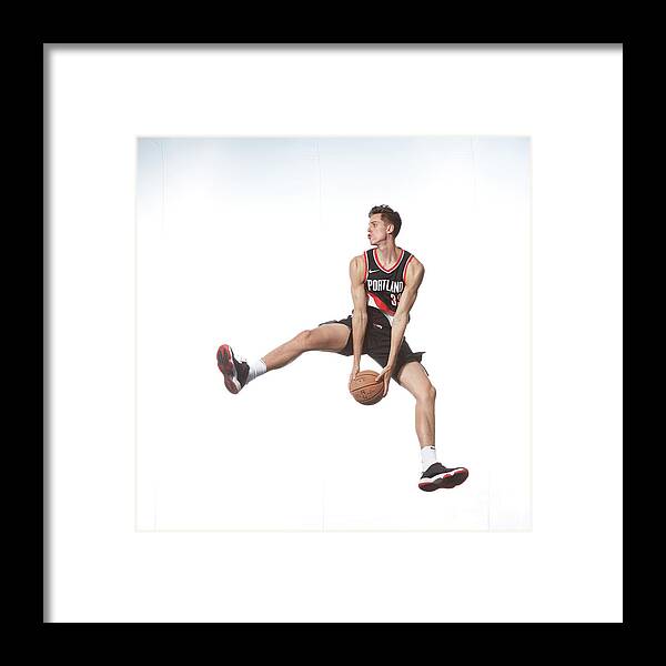 Zach Collins Framed Print featuring the photograph Zach Collins by Nathaniel S. Butler