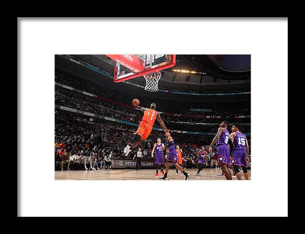 Nba Pro Basketball Framed Print featuring the photograph Zion Williamson by Nathaniel S. Butler