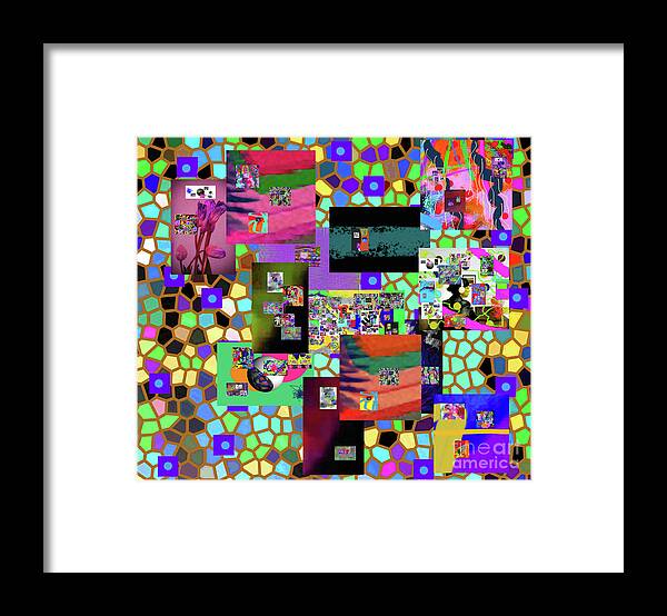 Walter Paul Bebirian: Volord Kingdom Art Collection Grand Gallery Framed Print featuring the digital art 10-12-2021c by Walter Paul Bebirian