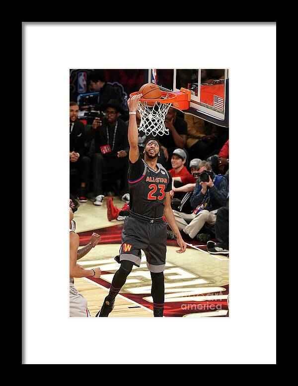 Event Framed Print featuring the photograph Anthony Davis by Layne Murdoch