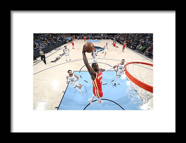 Aj Griffin Framed Print featuring the photograph Atlanta Hawks v Memphis Grizzlies #10 by Joe Murphy