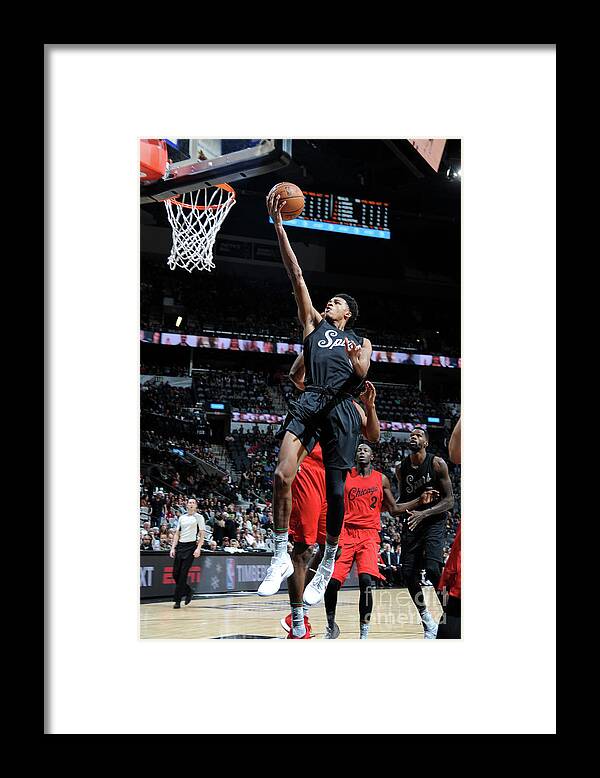Dejounte Murray Framed Print featuring the photograph Dejounte Murray by Mark Sobhani