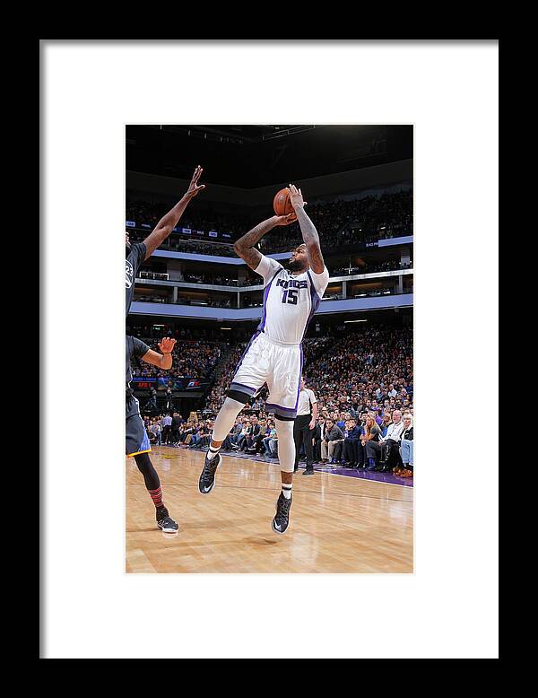 Demarcus Cousins Framed Print featuring the photograph Demarcus Cousins #10 by Rocky Widner