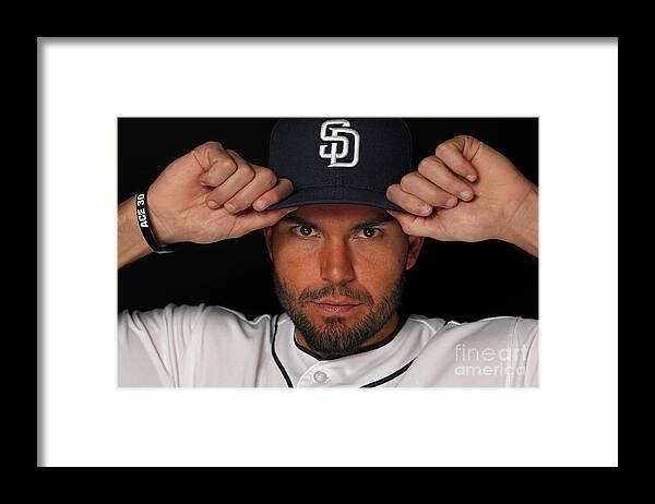 Media Day Framed Print featuring the photograph Eric Hosmer by Patrick Smith
