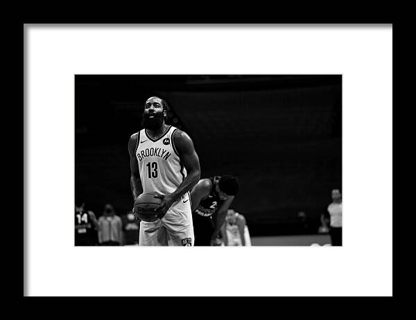 Nba Pro Basketball Framed Print featuring the photograph James Harden by Jesse D. Garrabrant