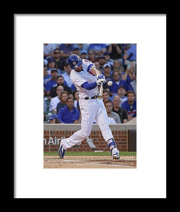 People Framed Print featuring the photograph Kris Bryant by Jonathan Daniel