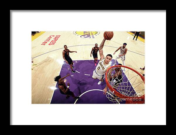 Nba Pro Basketball Framed Print featuring the photograph Kyle Kuzma by Andrew D. Bernstein