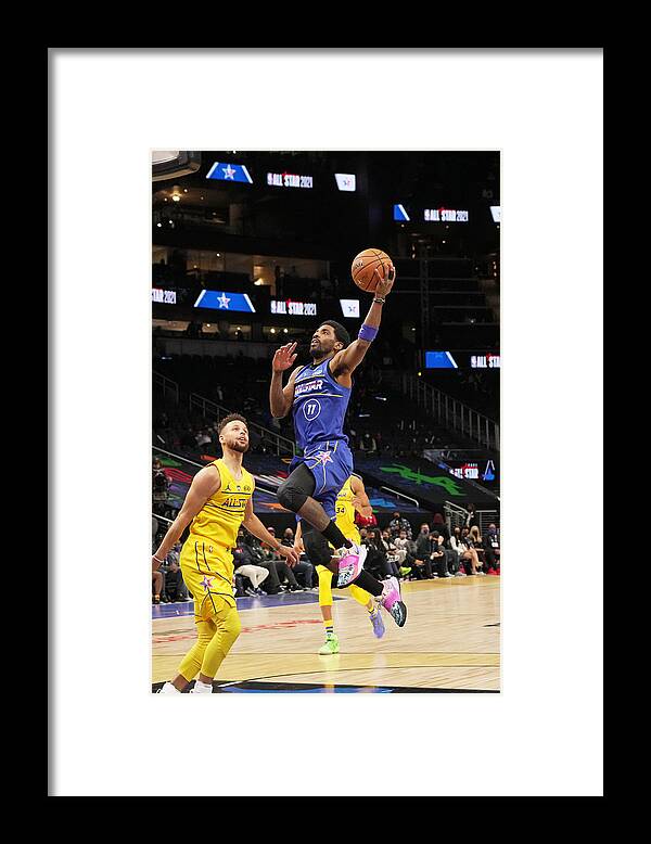 Kyrie Irving Framed Print featuring the photograph Kyrie Irving #10 by Jesse D. Garrabrant