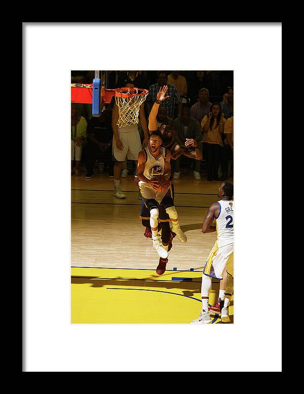Stephen Curry Framed Print featuring the photograph Stephen Curry by Garrett Ellwood