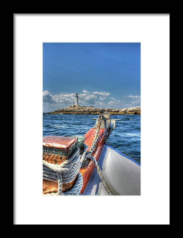 White Island Lighthouse Framed Print featuring the photograph White Island Lighthouse #10 by Deb Bryce