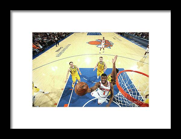 Nba Pro Basketball Framed Print featuring the photograph Emmanuel Mudiay by Nathaniel S. Butler