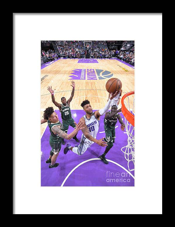 Nba Pro Basketball Framed Print featuring the photograph Frank Mason by Rocky Widner