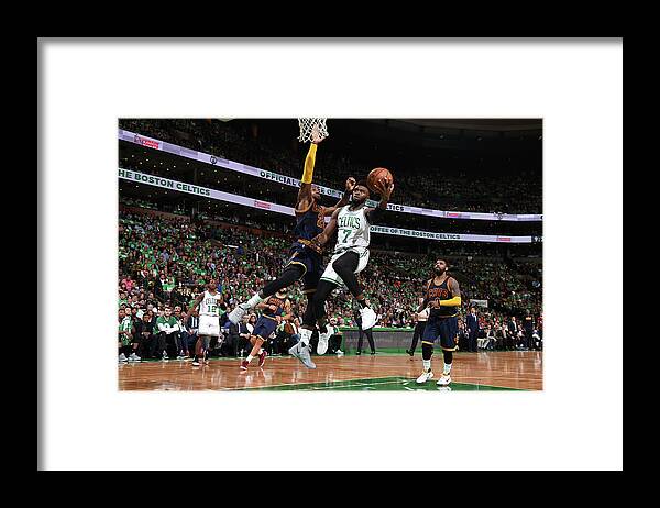 Jaylen Brown Framed Print featuring the photograph Jaylen Brown #11 by Brian Babineau