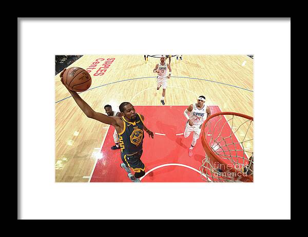 Nba Pro Basketball Framed Print featuring the photograph Kevin Durant by Andrew D. Bernstein