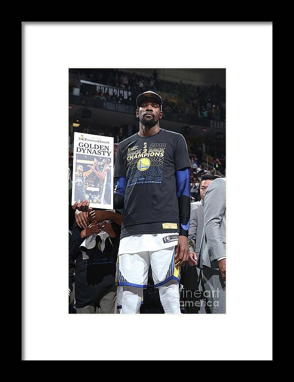 Kevin Durant Framed Print featuring the photograph Kevin Durant by Nathaniel S. Butler