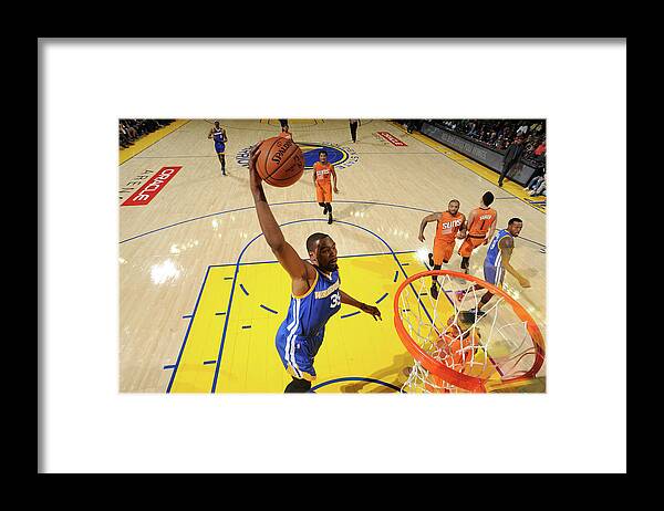 Kevin Durant Framed Print featuring the photograph Kevin Durant #11 by Noah Graham