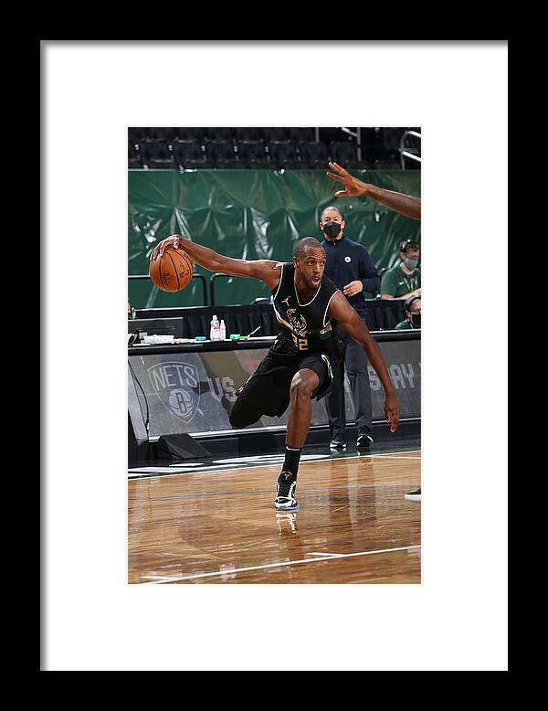 Khris Middleton Framed Print featuring the photograph Khris Middleton by Gary Dineen