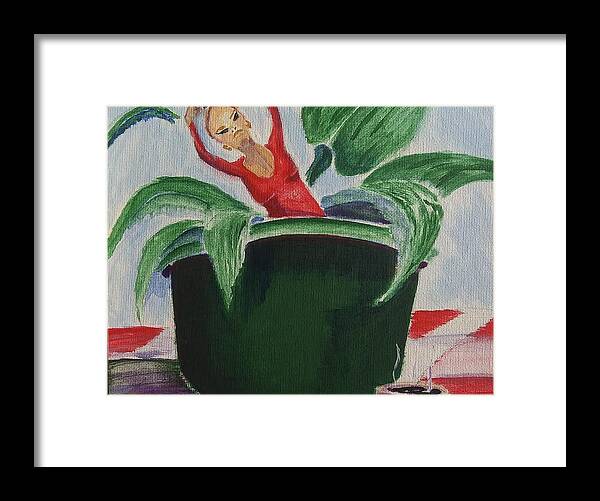 Black Art Framed Print featuring the drawing Untitled 115 by Donald C-Note Hooker