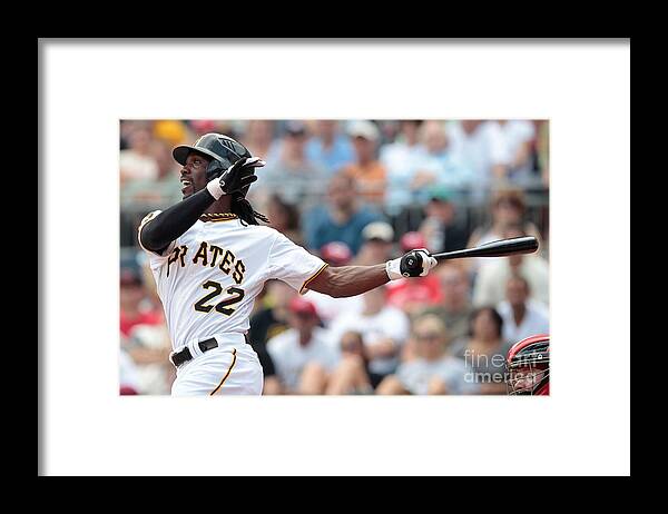 Pnc Park Framed Print featuring the photograph Andrew Mccutchen by Jared Wickerham