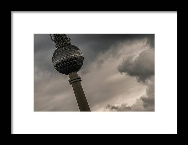 Berliner Framed Print featuring the photograph Fernsehturm, Berlin #12 by Pablo Lopez