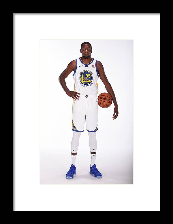 Kevin Durant Framed Print featuring the photograph Kevin Durant #12 by Noah Graham