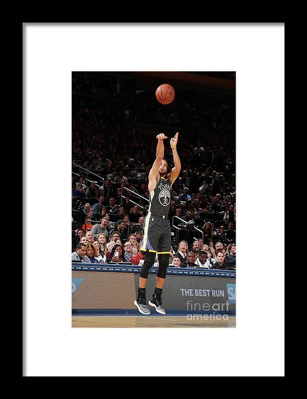 Stephen Curry Framed Print featuring the photograph Stephen Curry #12 by Nathaniel S. Butler