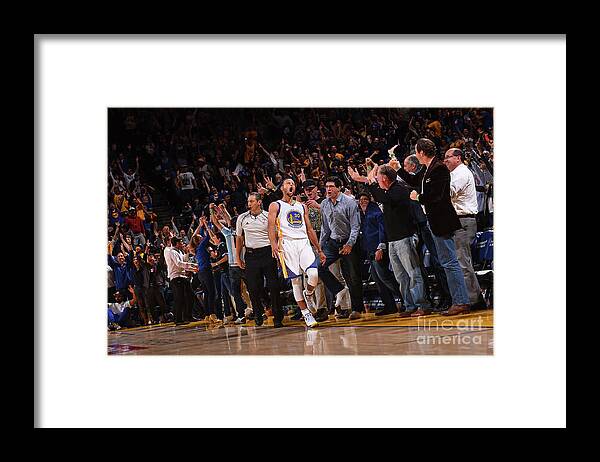 Nba Pro Basketball Framed Print featuring the photograph Stephen Curry by Noah Graham