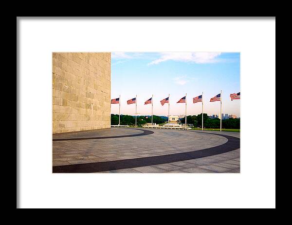 Travel Framed Print featuring the photograph Washington, DC by Claude Taylor