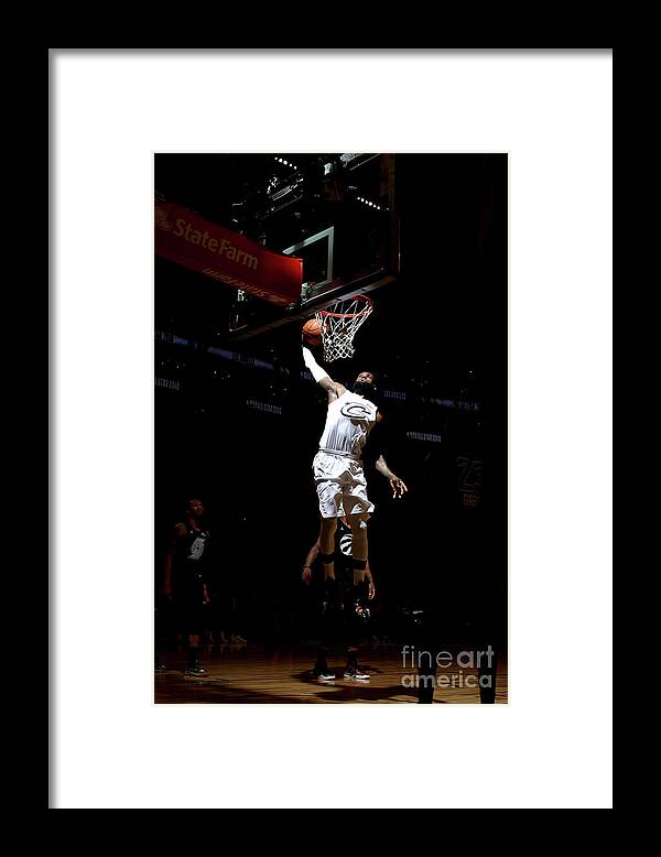 Nba Pro Basketball Framed Print featuring the photograph Lebron James by Nathaniel S. Butler