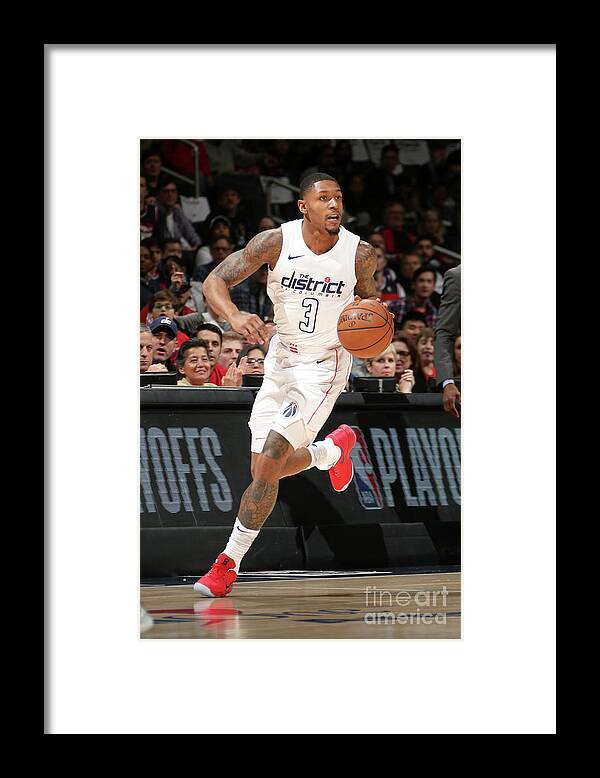 Playoffs Framed Print featuring the photograph Bradley Beal by Ned Dishman