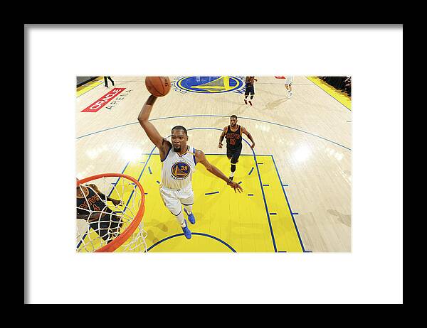 Kevin Durant Framed Print featuring the photograph Kevin Durant by Andrew D. Bernstein