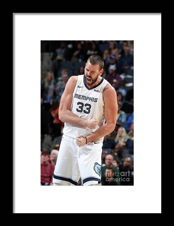 Marc Gasol Framed Print featuring the photograph Marc Gasol #13 by Joe Murphy