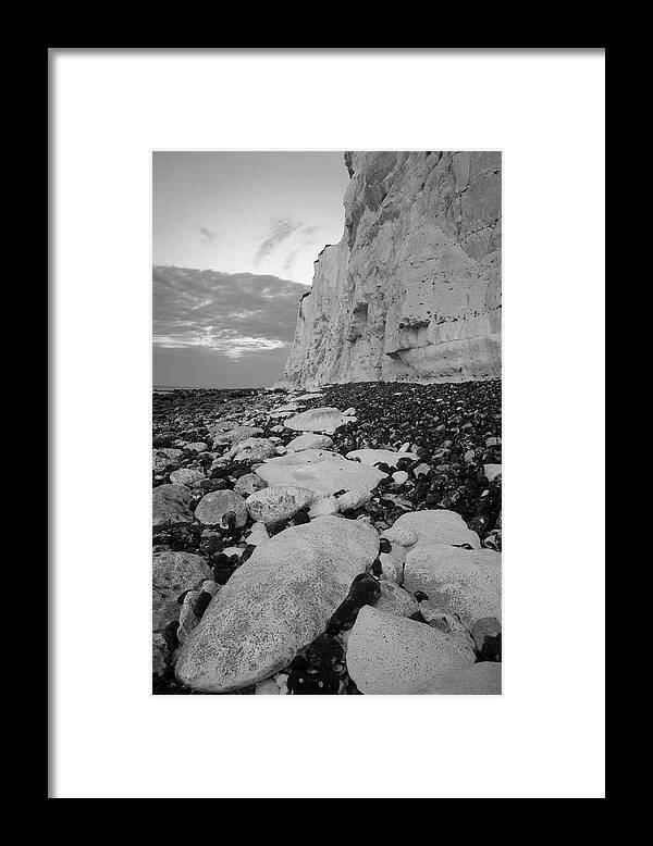Dover Framed Print featuring the photograph Morning at the White Cliffs of Dover #13 by Ian Middleton
