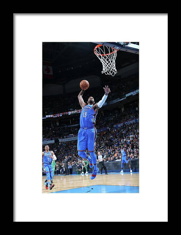 Paul George Framed Print featuring the photograph Paul George #13 by Layne Murdoch