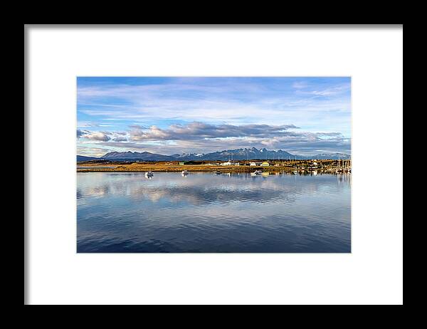 Ushuaia Framed Print featuring the photograph Ushuaia, Argentina by Paul James Bannerman