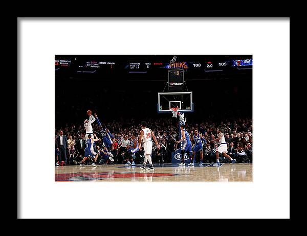 Nba Pro Basketball Framed Print featuring the photograph Carmelo Anthony by Nathaniel S. Butler