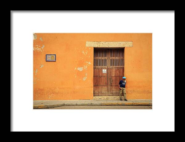 Cartagena Framed Print featuring the photograph Cartagena Bolivar Colombia #14 by Tristan Quevilly