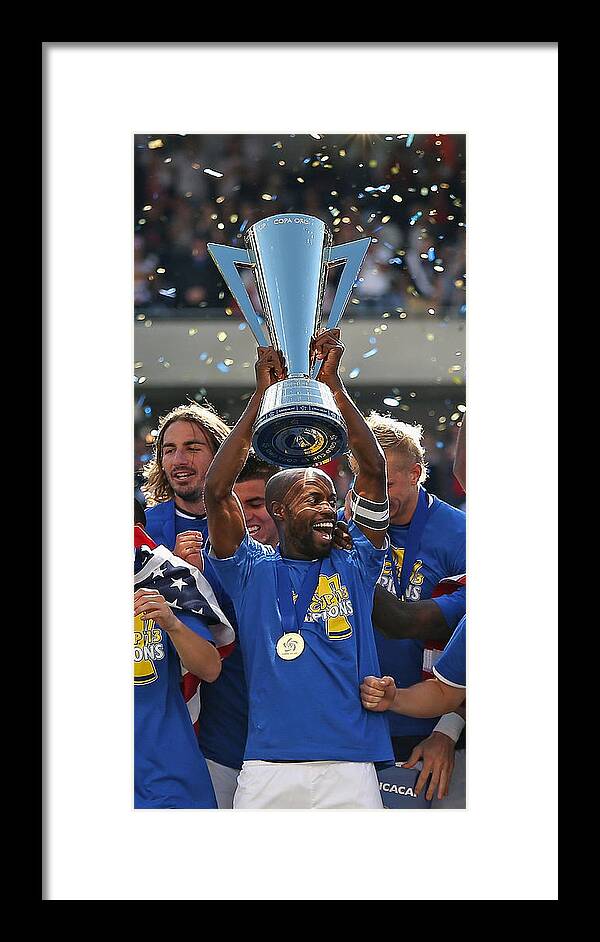 National Team Framed Print featuring the photograph Championship - 2013 CONCACAF Gold Cup #14 by Jonathan Daniel