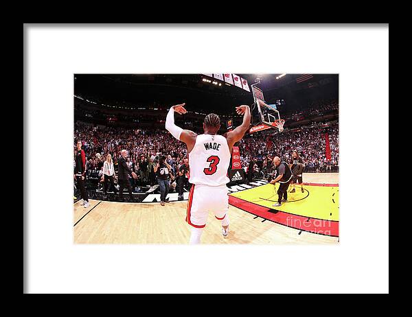 Dwyane Wade Framed Print featuring the photograph Dwyane Wade #14 by Issac Baldizon