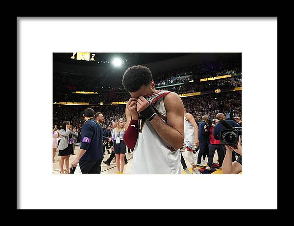 Playoffs Framed Print featuring the photograph Jamal Murray #14 by Jesse D. Garrabrant